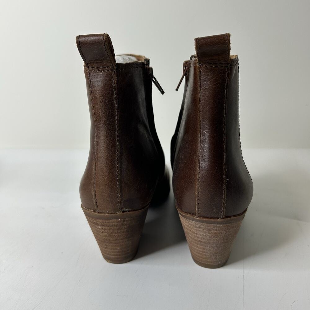 FRYE AND CO. Brown Leather Ankle Booties - Picture 7 of 7